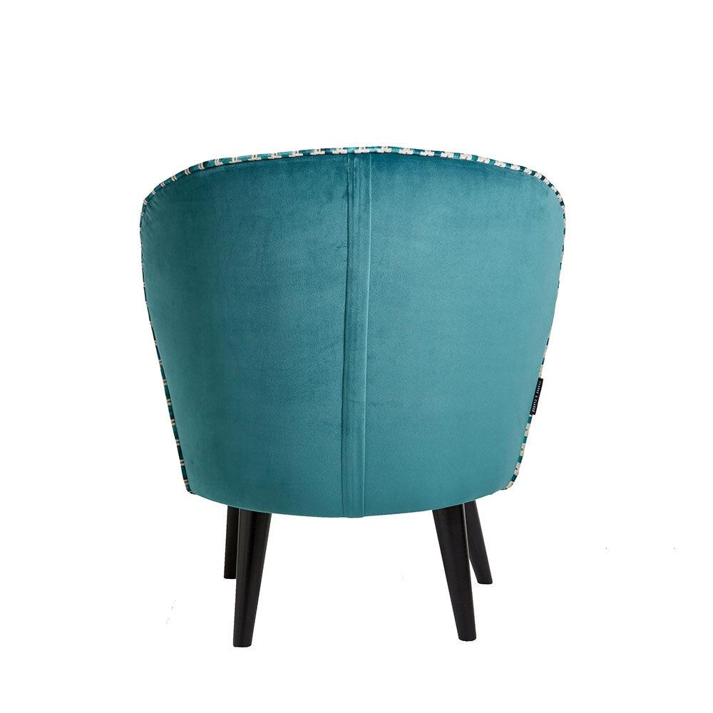 Ascot Occasional Chair - Maui Kingfisher – Lime Lace