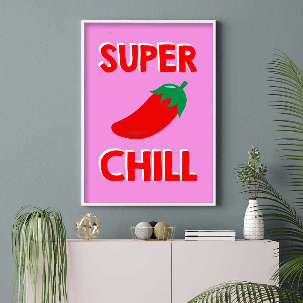 Lets Chill Here Poster authentic Painting canvas 20*30inch